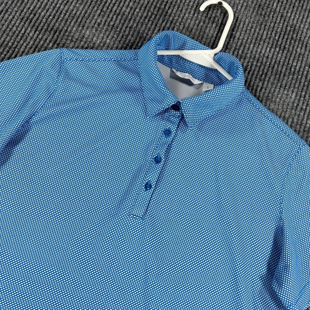 Lady Hagen Polo Shirt Womens Large Blue Short Sleeve Golf Tennis Casual